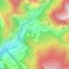 Kharsālī topographic map, elevation, terrain