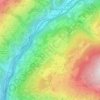 Albions topographic map, elevation, terrain