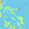 Sorsogon topographic map, elevation, terrain