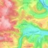Warnant topographic map, elevation, terrain