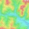 Carreña topographic map, elevation, terrain