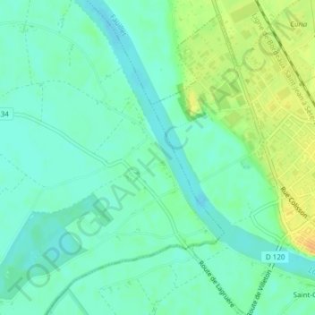 Dades topographic map, elevation, terrain