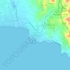 Marina di Capitana topographic map, elevation, terrain