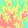 Namatjira topographic map, elevation, terrain