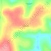 Arroyo Guasu – Arroyo Azul topographic map, elevation, terrain