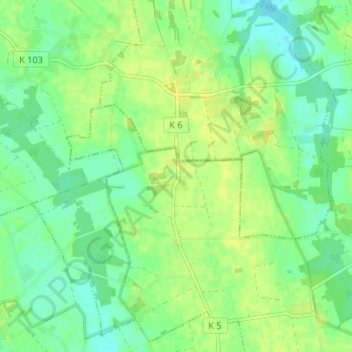 Göddern topographic map, elevation, terrain