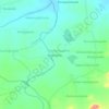 Harijanawada topographic map, elevation, terrain