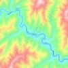 Dimda topographic map, elevation, terrain