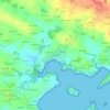 Le Moustoir topographic map, elevation, terrain