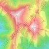 Wuling topographic map, elevation, terrain