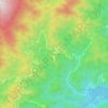 Thrizino topographic map, elevation, terrain