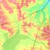 Quatro Barras topographic map, elevation, terrain
