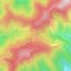 Col de Turini topographic map, elevation, terrain