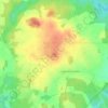 Hutberg topographic map, elevation, terrain