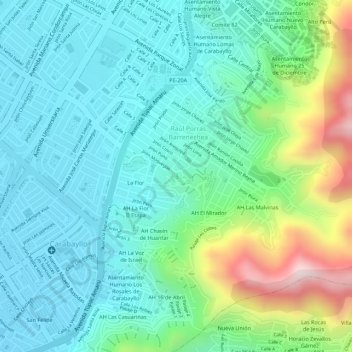 69A topographic map, elevation, terrain