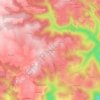 La Roque topographic map, elevation, terrain