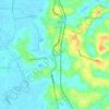 Kurichi topographic map, elevation, terrain