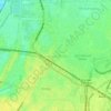 Harapan Mulya topographic map, elevation, terrain