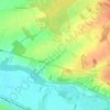 Fret topographic map, elevation, terrain