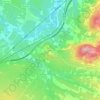 Lavern topographic map, elevation, terrain