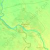 N'Djamena topographic map, elevation, terrain
