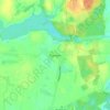 Parmen topographic map, elevation, terrain