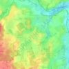 Hechenwang topographic map, elevation, terrain