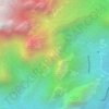Cabeça de Peixe topographic map, elevation, terrain