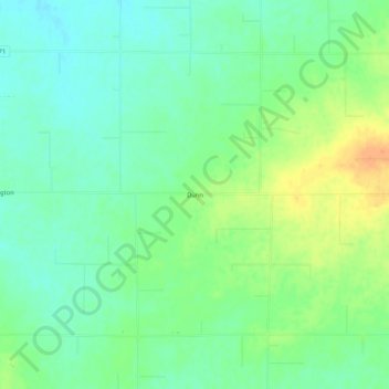 Dunn topographic map, elevation, terrain