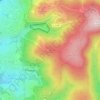 Döllberg topographic map, elevation, terrain