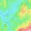 Vernay topographic map, elevation, terrain