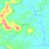 Pavukkonam topographic map, elevation, terrain
