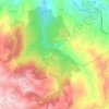 Le Macchie topographic map, elevation, terrain