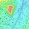 Universidad Nacional topographic map, elevation, terrain