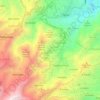 Ojero topographic map, elevation, terrain