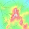 北武当山 topographic map, elevation, terrain