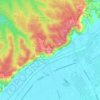 Montefalcone topographic map, elevation, terrain