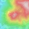 Grün de Chignore topographic map, elevation, terrain