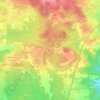 Les Fayes topographic map, elevation, terrain