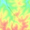 Nahuta topographic map, elevation, terrain