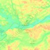 ウボンラーチャターニー topographic map, elevation, terrain