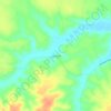 Santa Fé topographic map, elevation, terrain