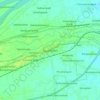 Papanasam topographic map, elevation, terrain