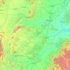 Balāngīr topographic map, elevation, terrain