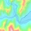 Confluencia Rios Tupiza y San Juan del Oro topographic map, elevation, terrain