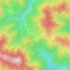 Parana topographic map, elevation, terrain