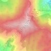 Nagarkot topographic map, elevation, terrain