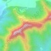 Purandar topographic map, elevation, terrain