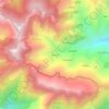 Rampur topographic map, elevation, terrain