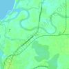 Polgahawela topographic map, elevation, terrain